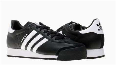 adidas samoa black and white.